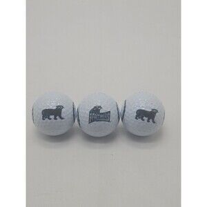 Carolina Panthers Unbranded Golf Balls Lot Of 3 NFL Football